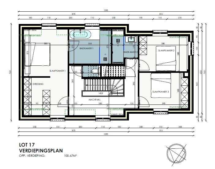 Vrijstaande nieuwbouwwoning met 4 slaapkamers en tuin te Ichtegem 