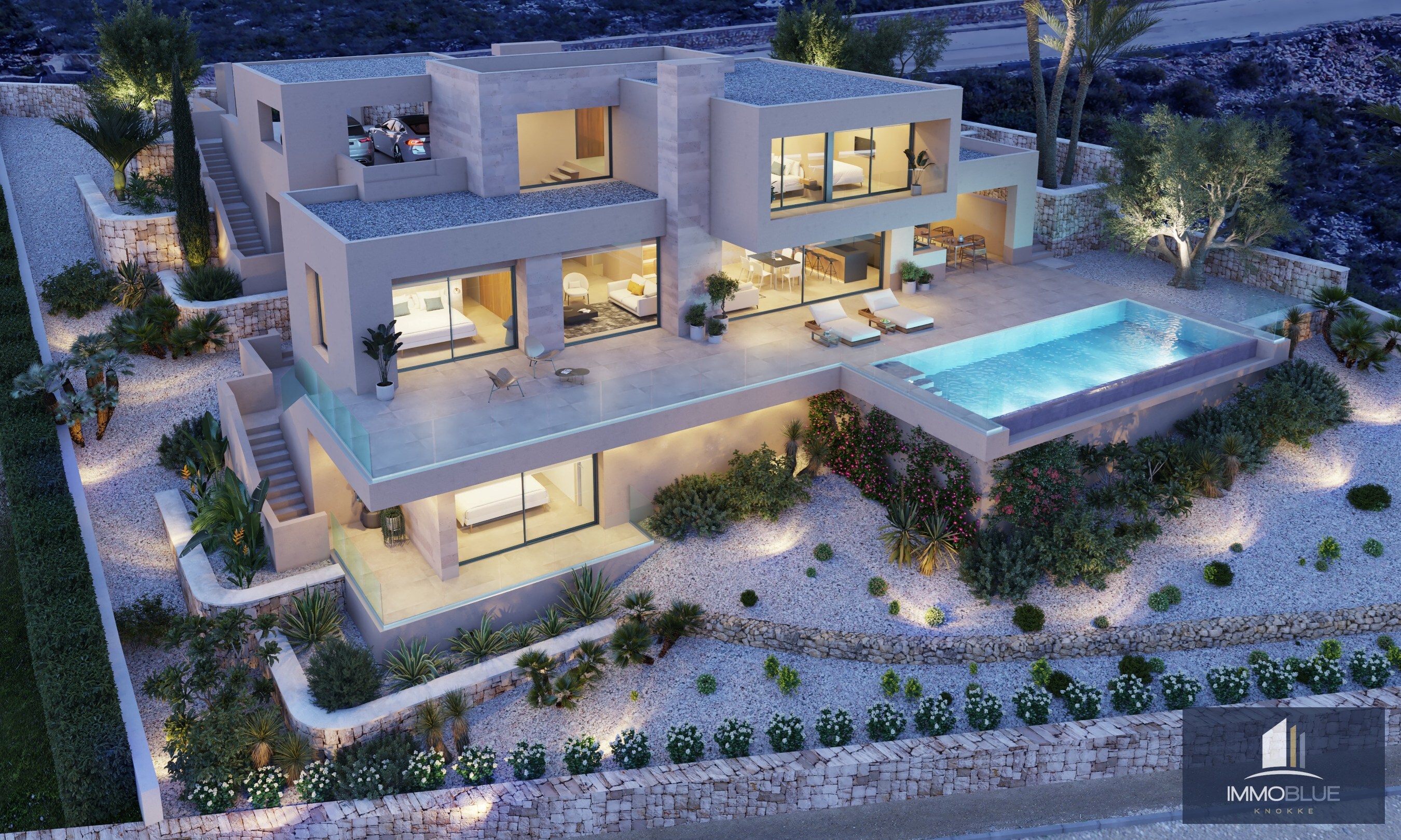 Moderne luxe met spectaculair zeezicht in Cumbre del Sol. 