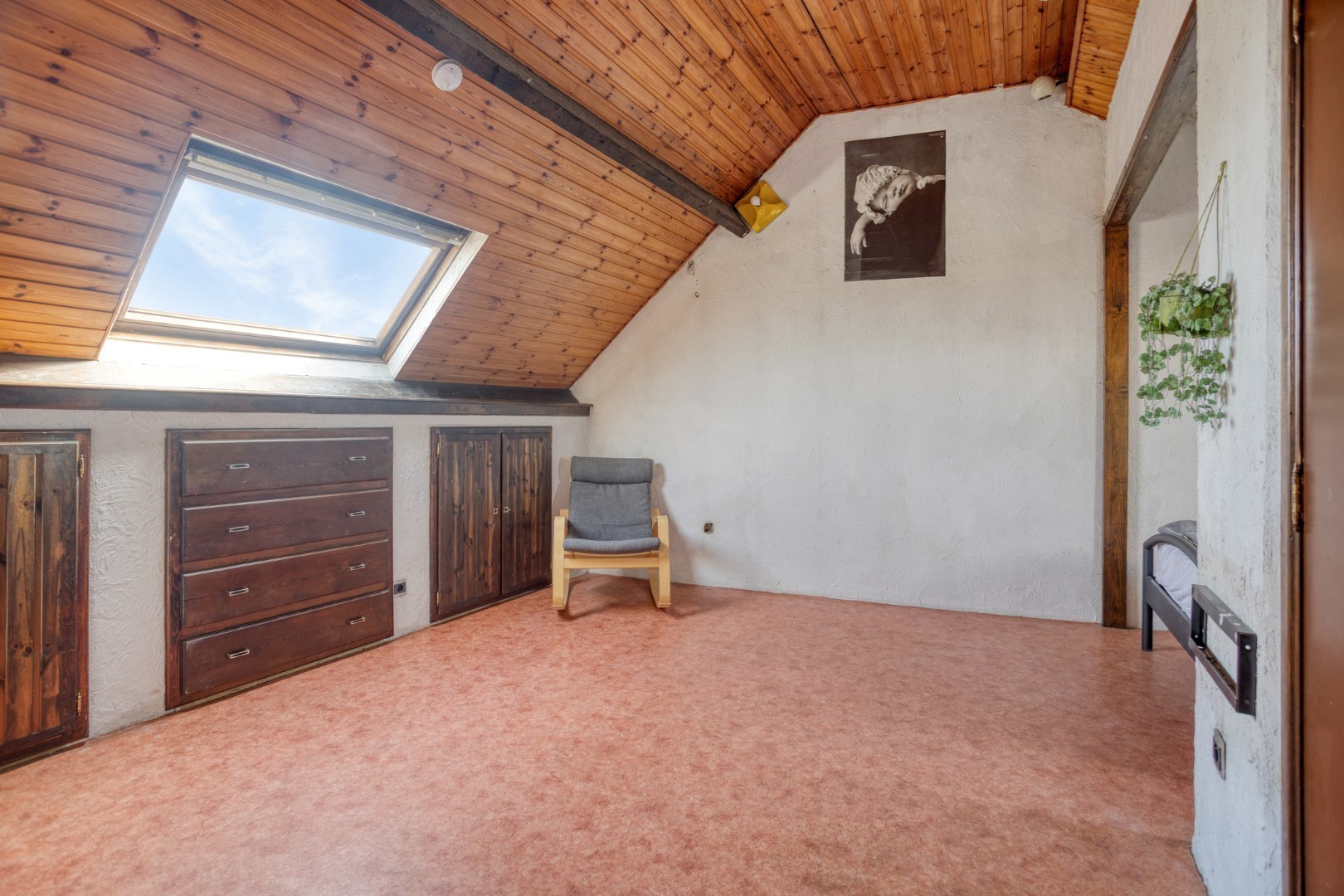 Aparte studio op hoger verdiep