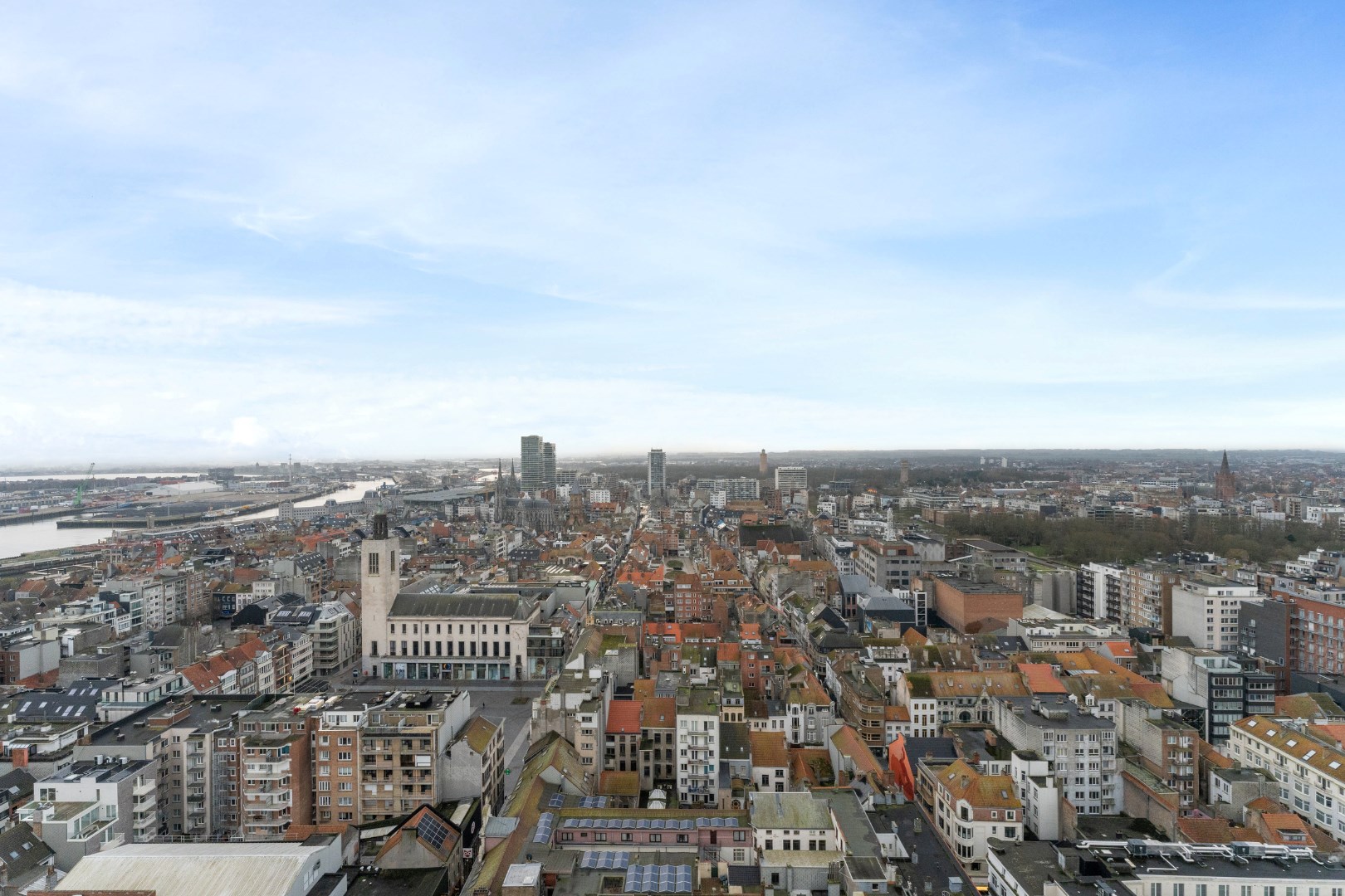 Appartement de vacances au centre d'Ostende avec une vue imprenable sur la mer et la ville 