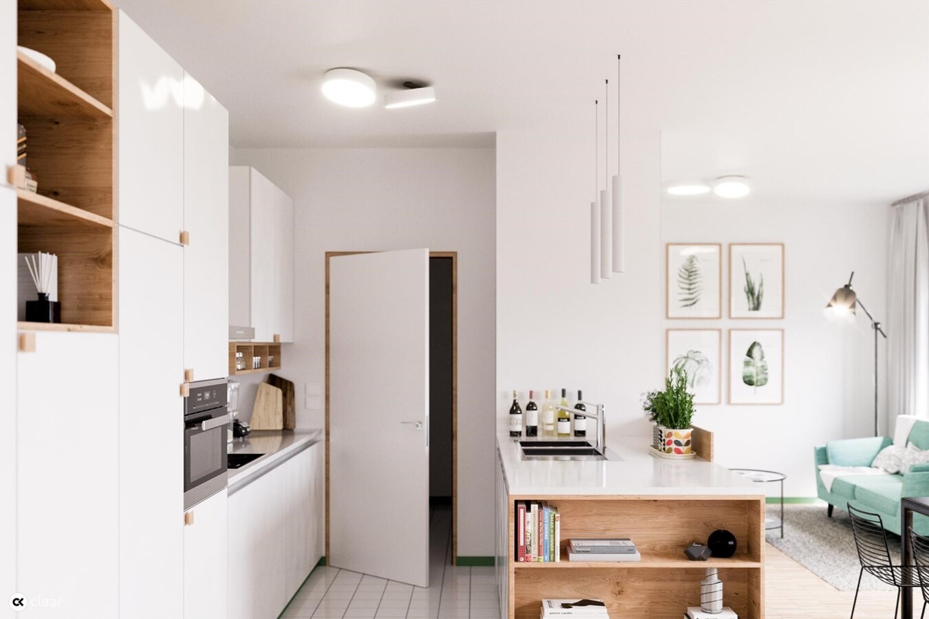 StJorisWinge - appartement 82 m2 met 2 slks én terras 12m2 