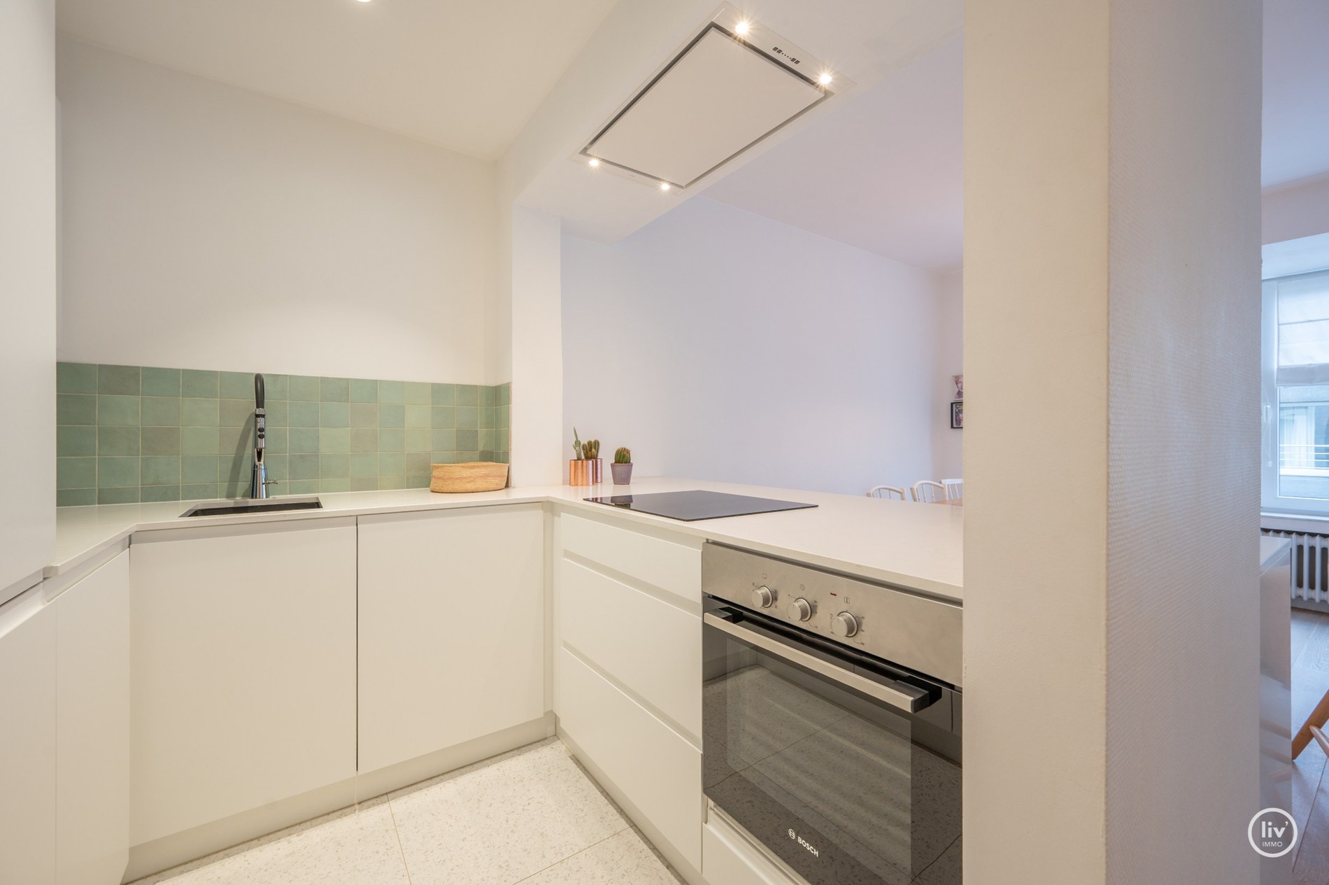 Gezellig 2 slaapkamerappartement gelegen op de Parmentierlaan te Knokke. 