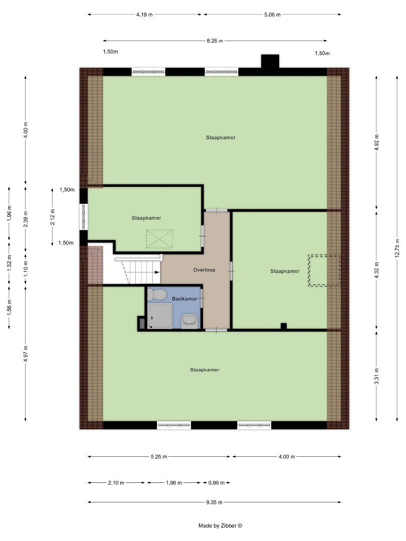 Villa met bureau,  5 slaapkamers, 2 badkamers en ruime tuin in Bierbeek! - EPC 172 kWh/m² - bewoonbare opp. 242 m² 