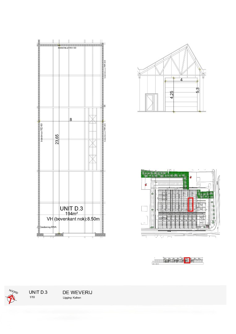 Nieuwbouw opslagruimtes te huur nabij N407 in Kalken