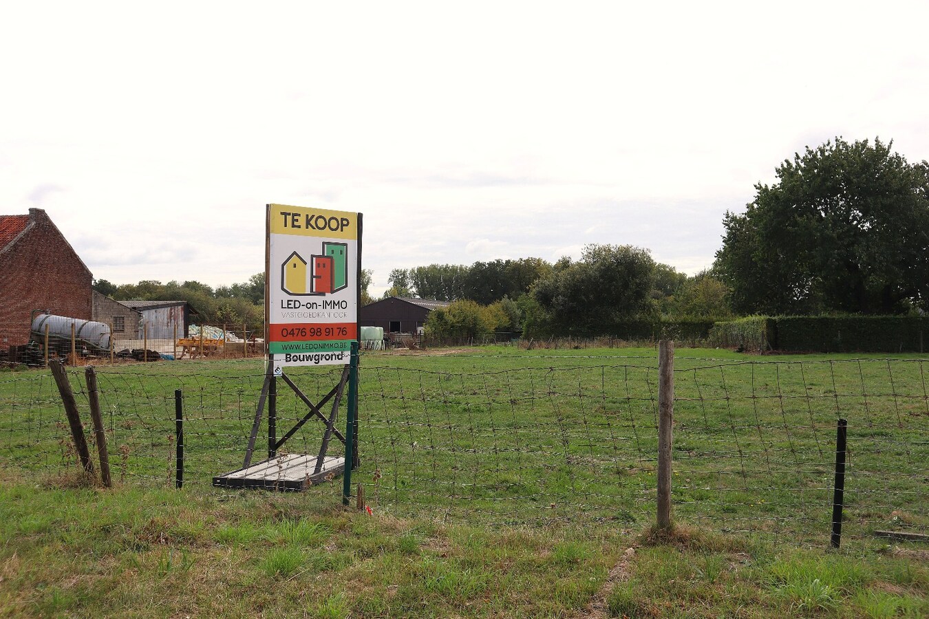 Mooi perceel voor HALF OPEN BEBOUWING te Boutersem 