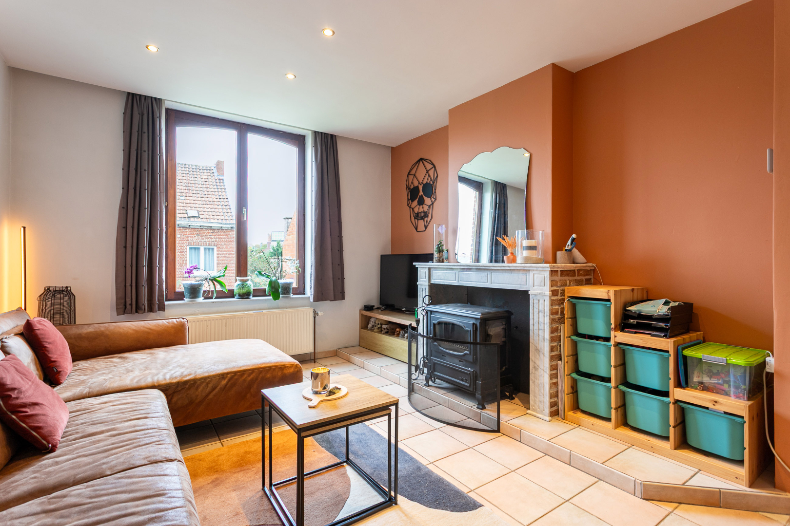 Instapklare driegevelwoning met 3 slpk te Lembeek 