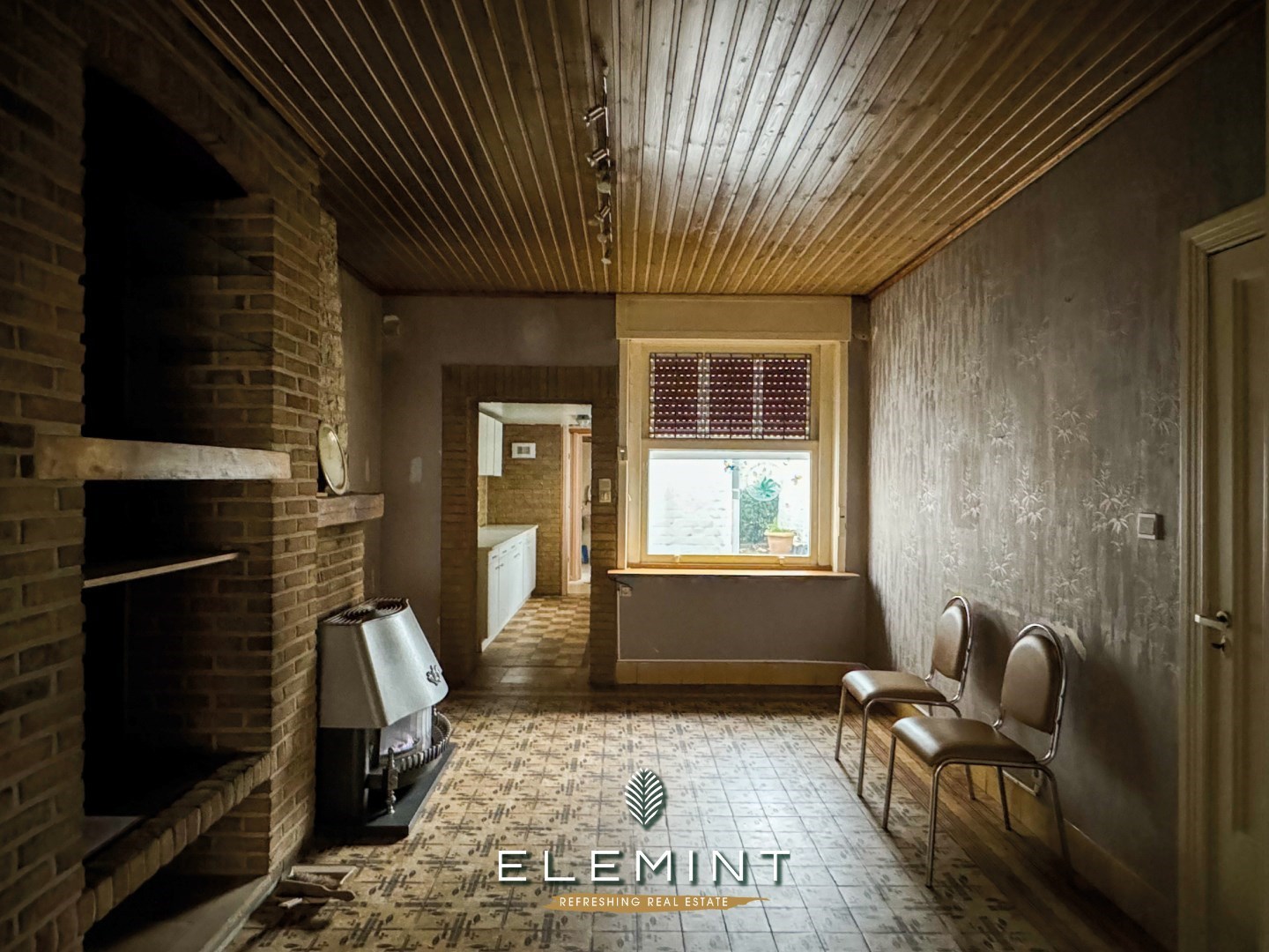 Te renoveren woning in het centrum van Heule op een perceel van 290 m² 