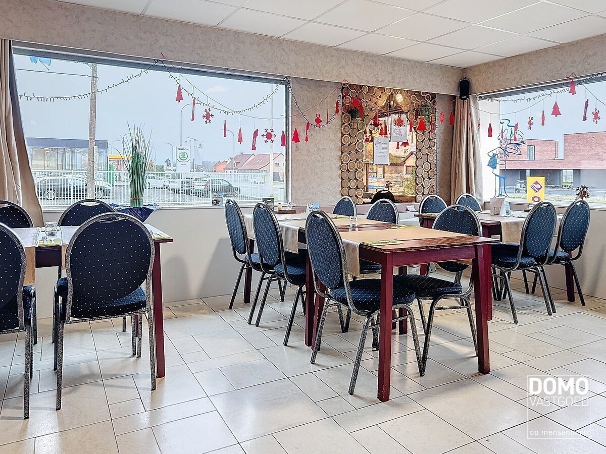TE HUUR - GOED DRAAIEND RESTAURANT MET FRITUURZAAK EN WOONST 
