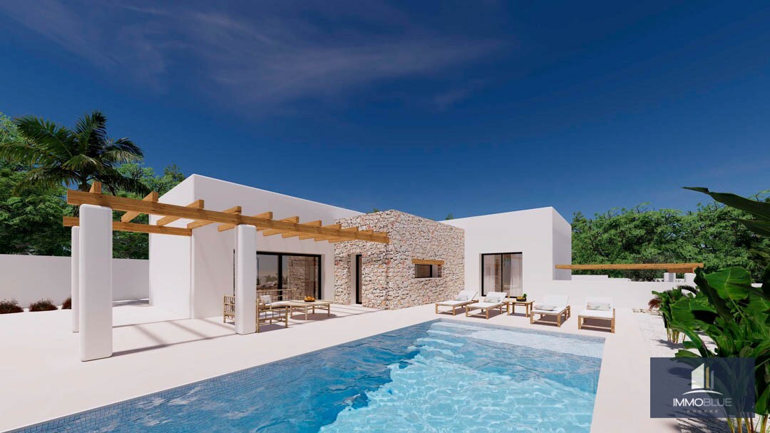 Prachtig villaproject op slechts enkele minuten van het strand van Moraira. 