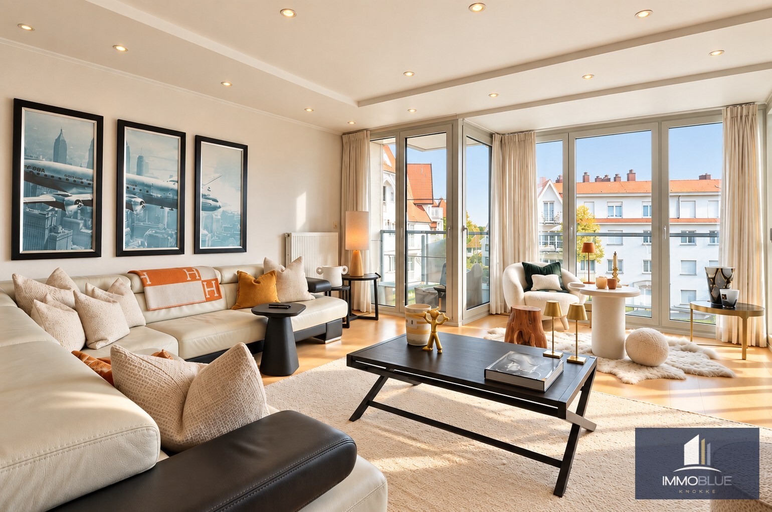Zeer lichtrijk en instapklaar zuidgericht appartement met open zicht. 