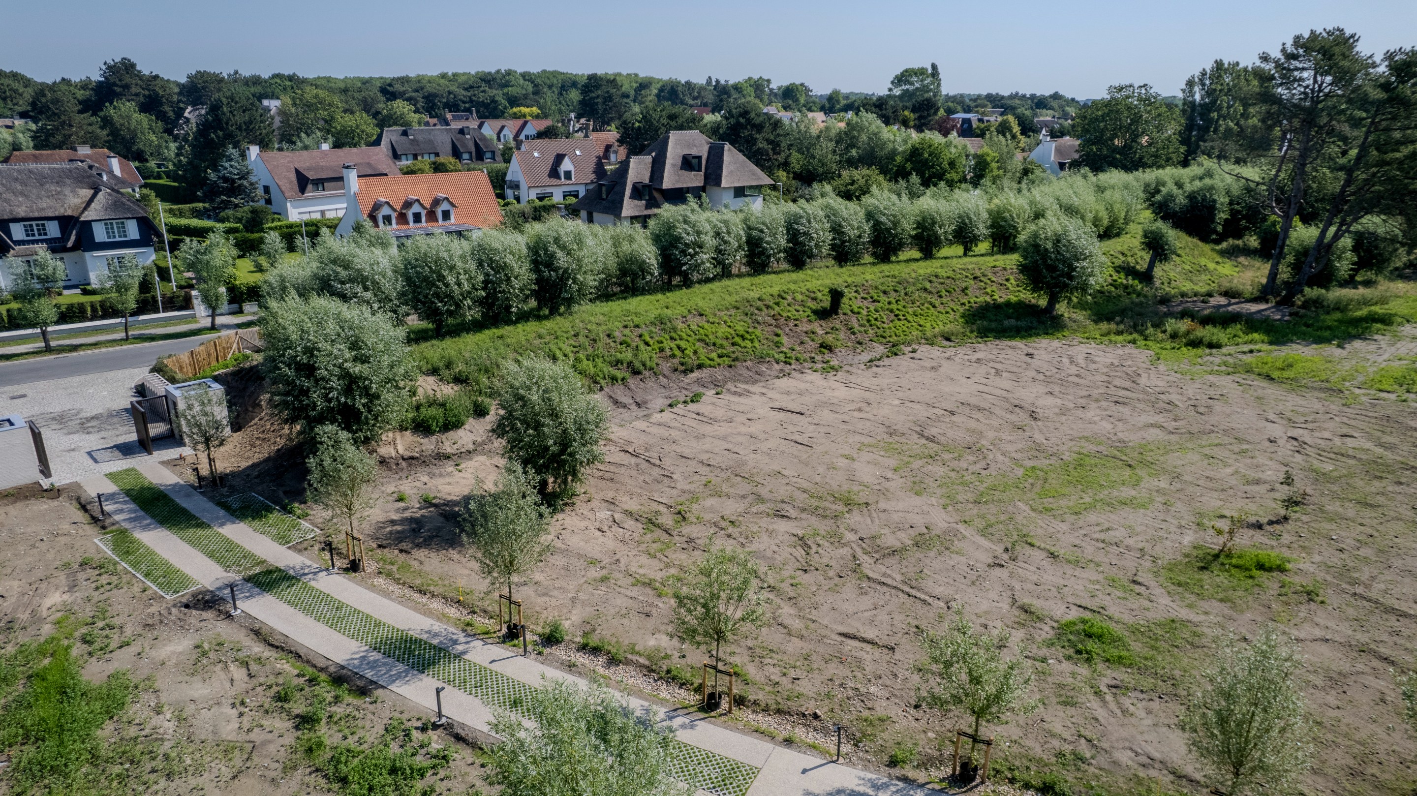 Lotissement clôturé Zoutedijk - Lot de construction 3 situé sur la Graaf Jansdijk avec une superficie de 1964 m2 