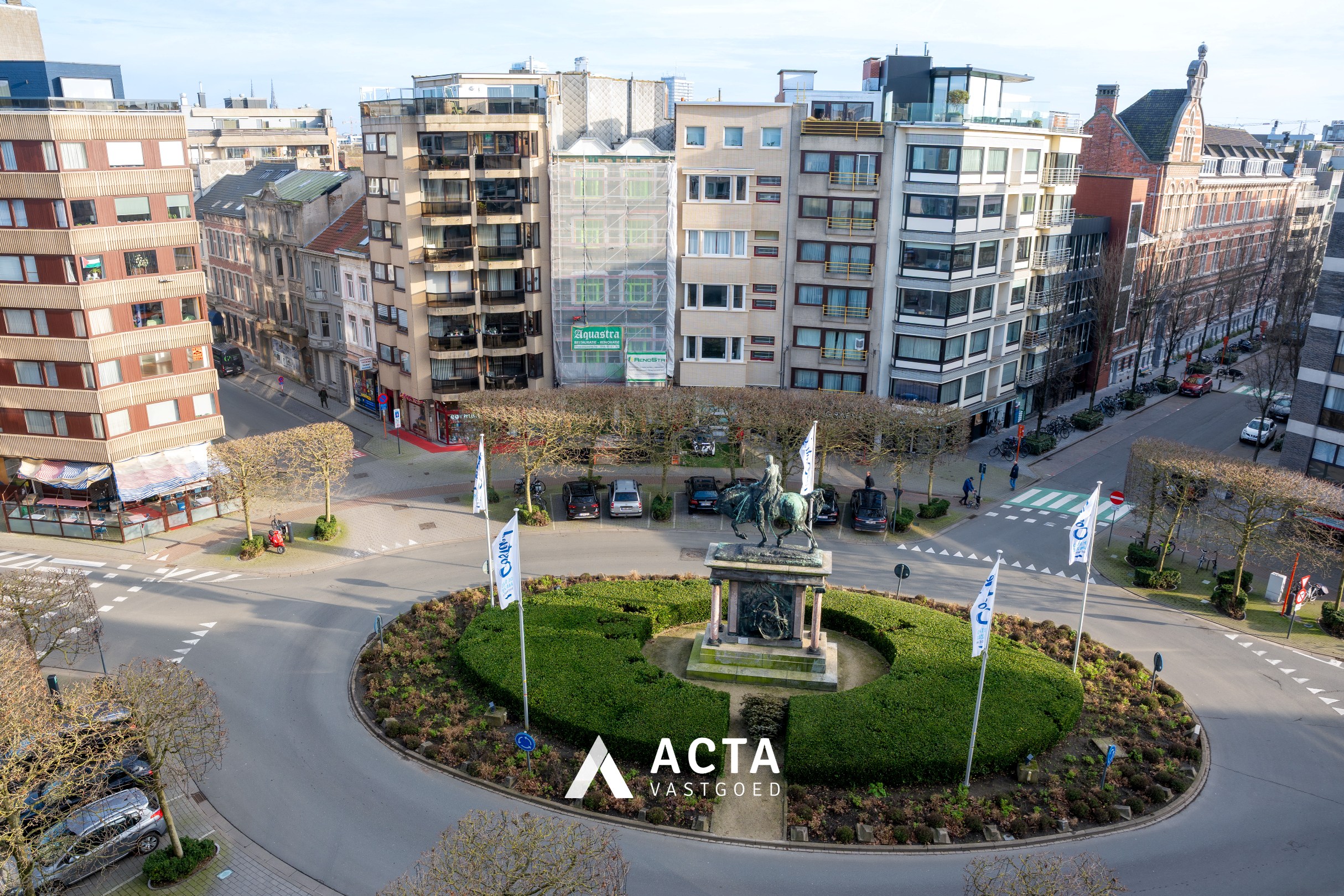 Appartement met twee slaapkamers op het Leopold I-Plein 