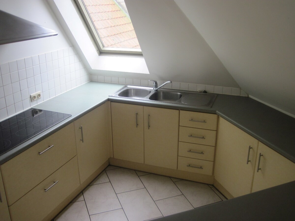 Bijzonder ruim appartement in hartje Kruishoutem. 