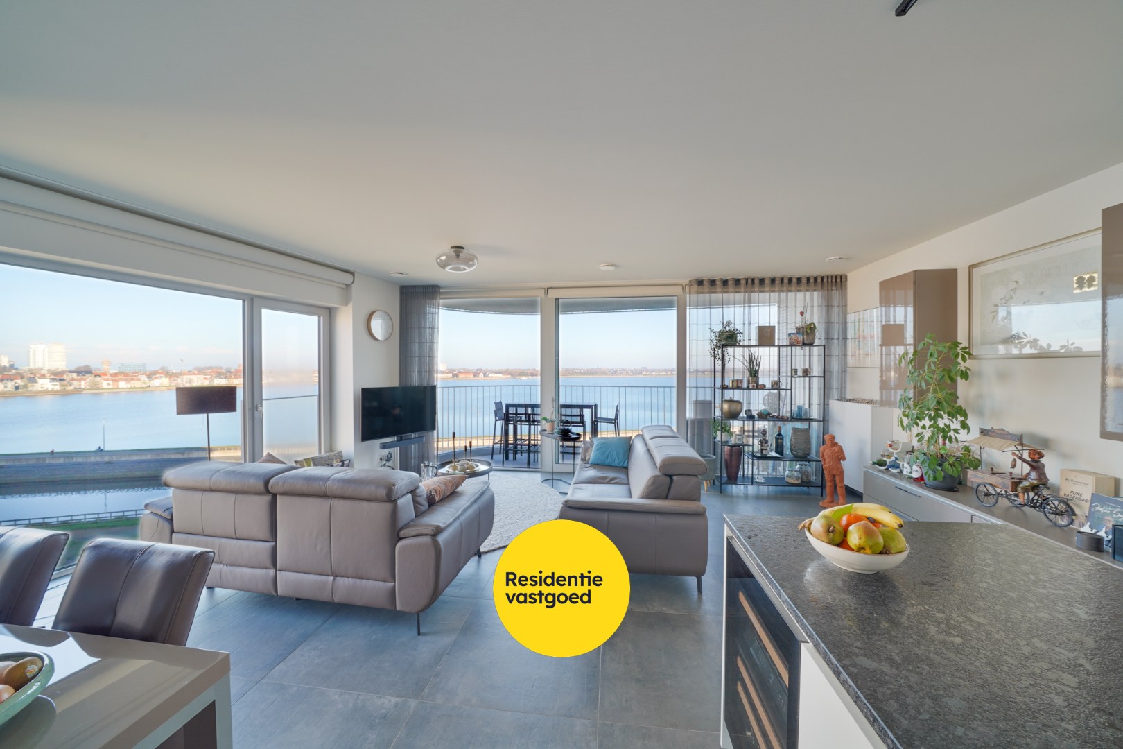 Modern energiezuinig 2-slaapkamerappartement met zicht op de Spuikom 