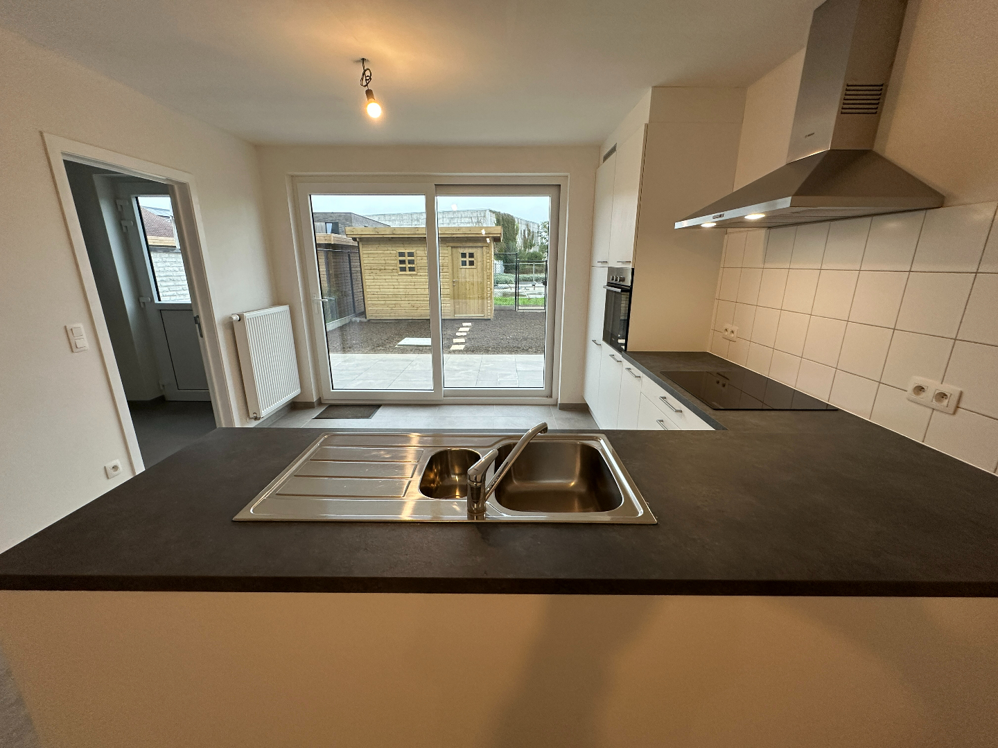 Keuken met aansluiting op tuin