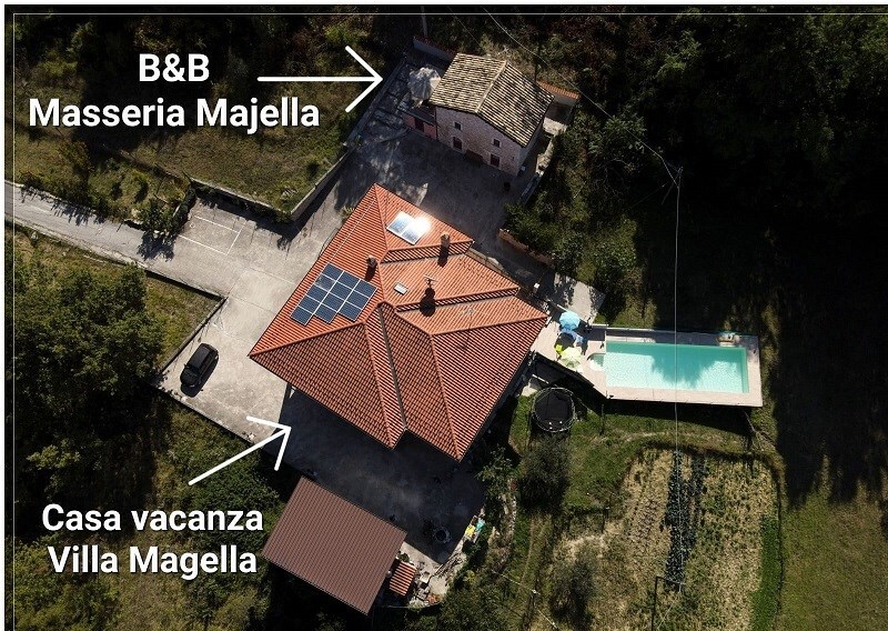 Italië Abbateggio: B &amp; B Masseria Majella en Casa Vacanza Villa Magella 