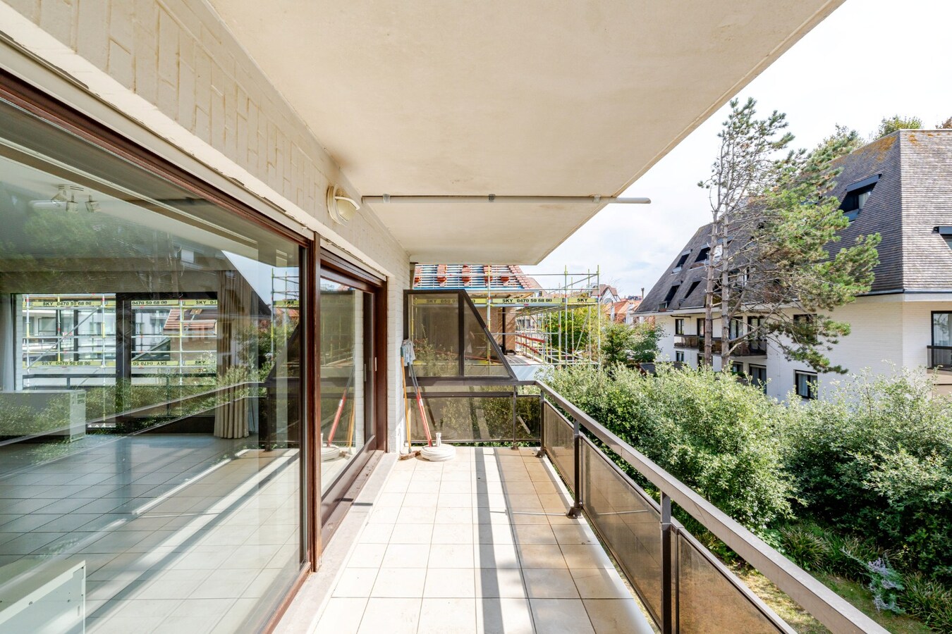 Villa-appartement op topligging nabij het Casino met zuidgericht terras en 2 slaapkamers 