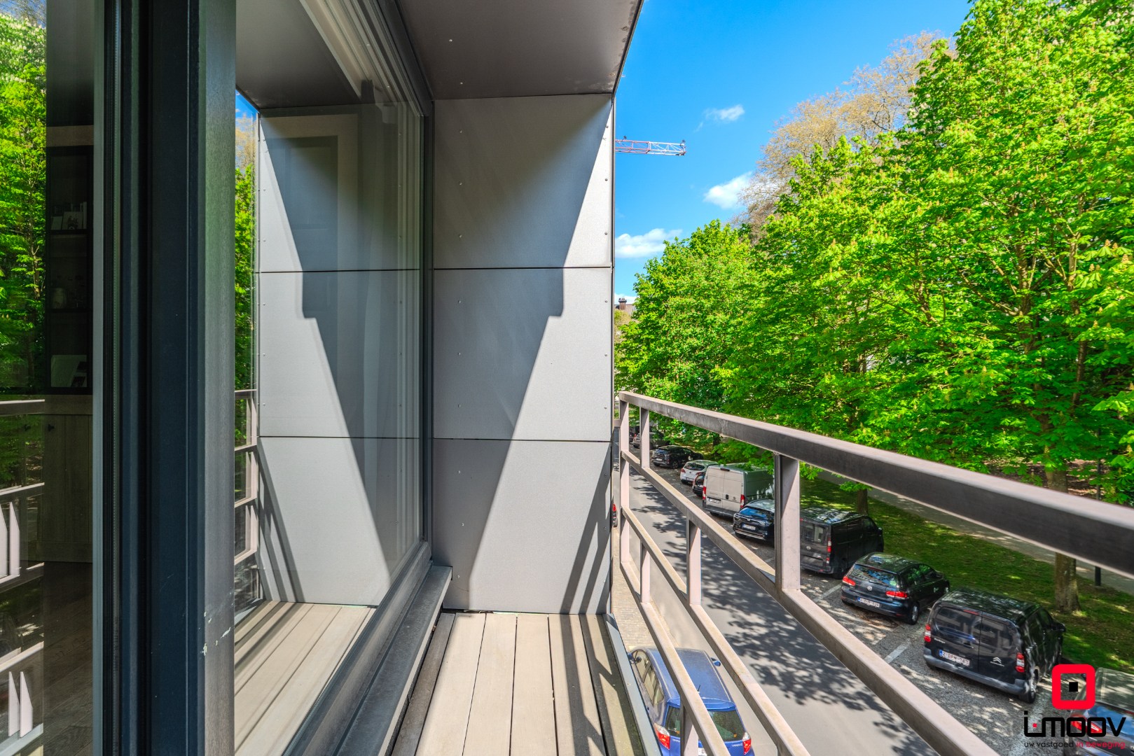Eénslaapkamer appartement met twee terrassen en uniek parkzicht 