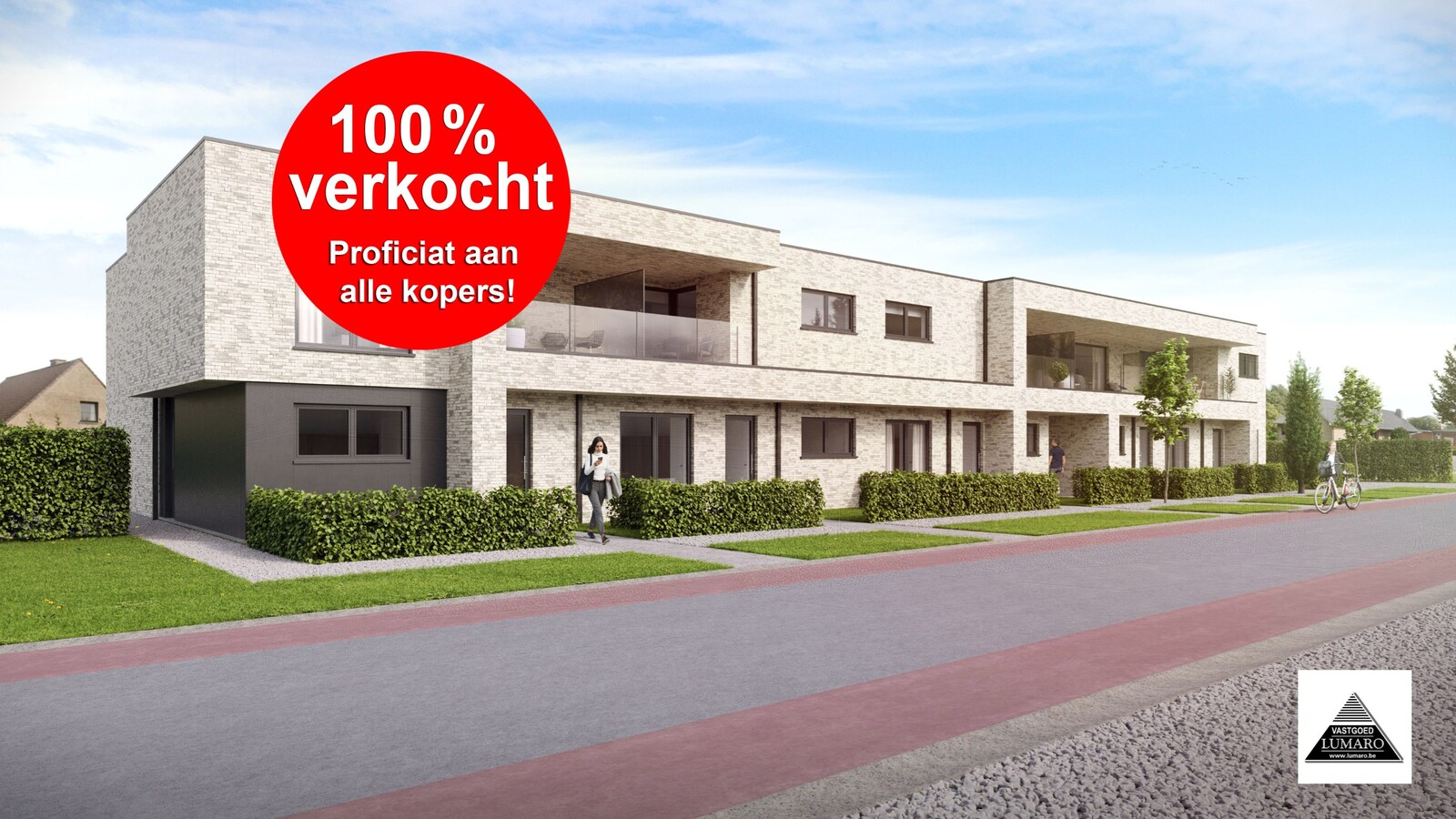 Residentie Zilverberk te Lanklaar: 10 riante appartementen 