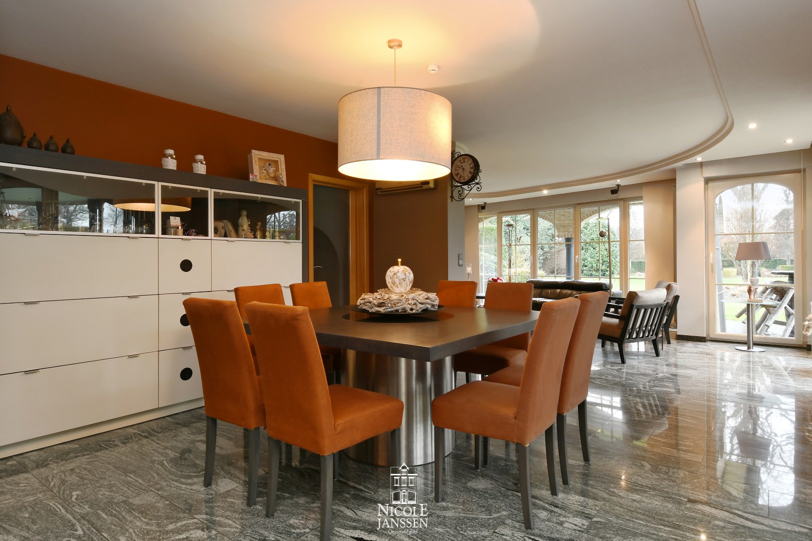 Je geniet hier van van mooi zicht op de tuin 