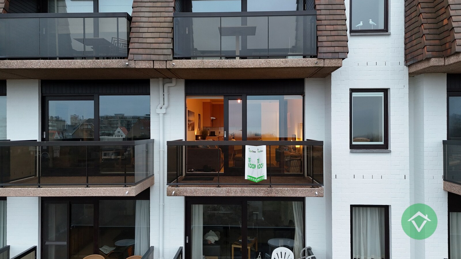 Met optie - reservatie appartement - Koksijde