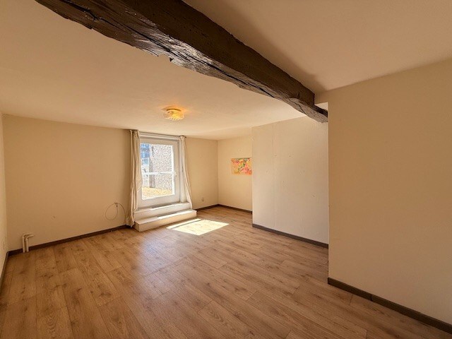 Duplex appartement met 2 slaapkamers en dakterras in het centrum van Maaseik. 