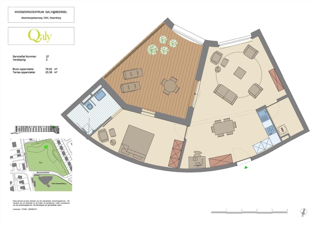 Verkocht service flat - Alsemberg
