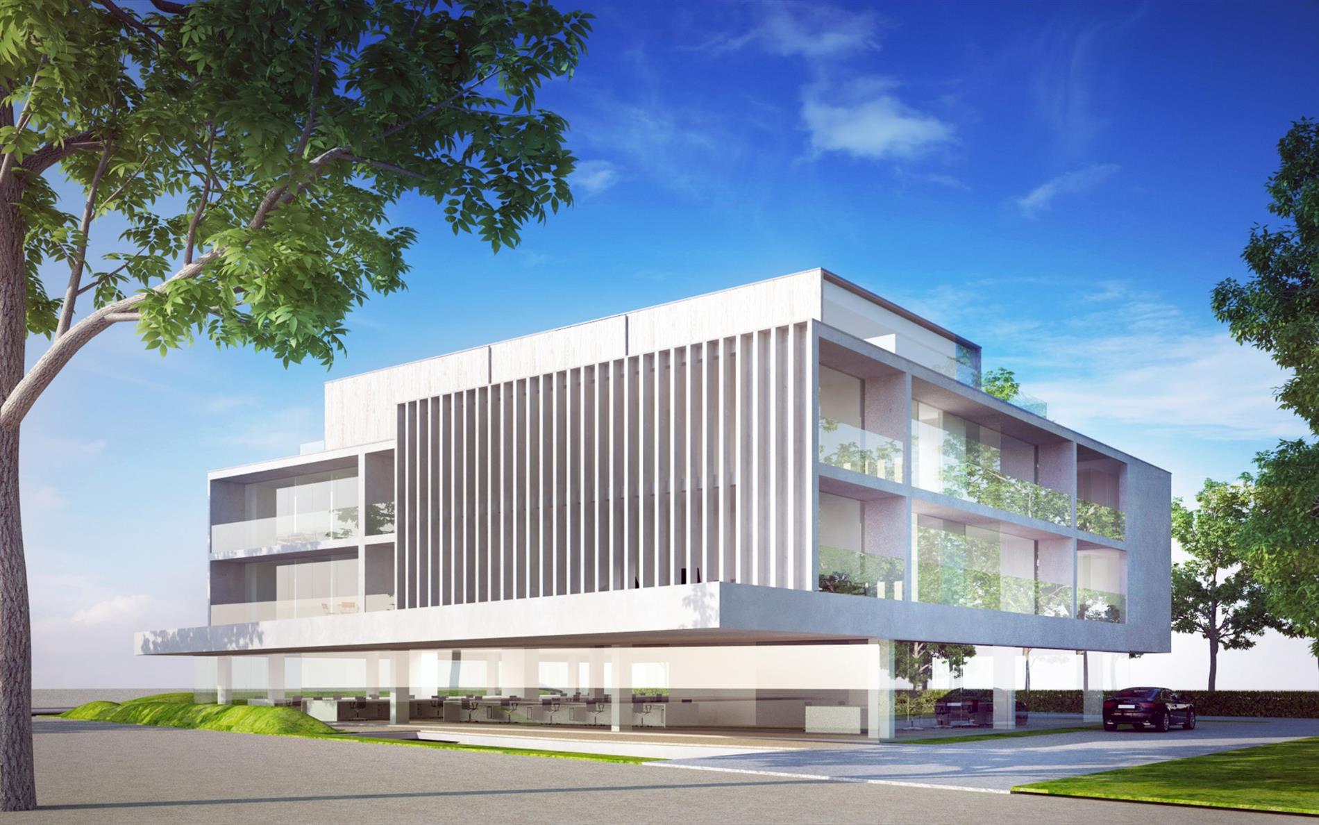 Modern nieuwbouwproject (20app) en handelsgelijkvloers te Loppem 