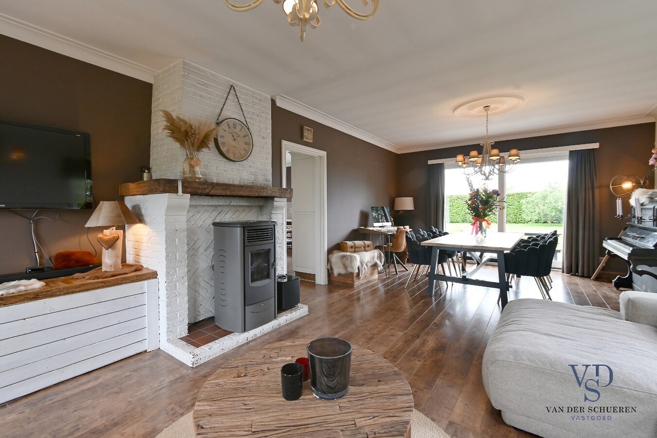 Landelijk wonen in Baaigem. 