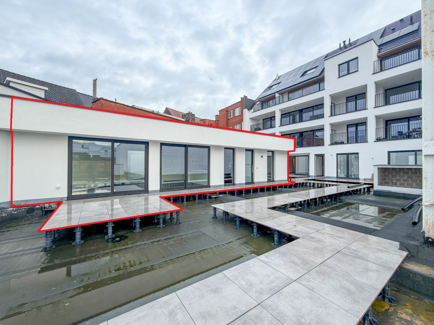 Energiezuinig appartement, nieuwbouw, met 2 slpk en zonneterras, Torhout 