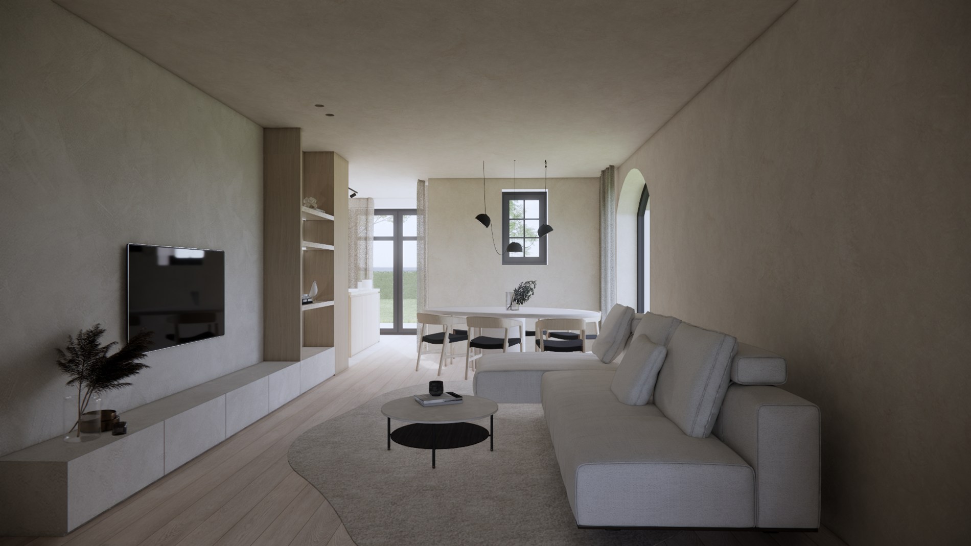 Twee halfvrijstaande nieuwbouwwoningen 