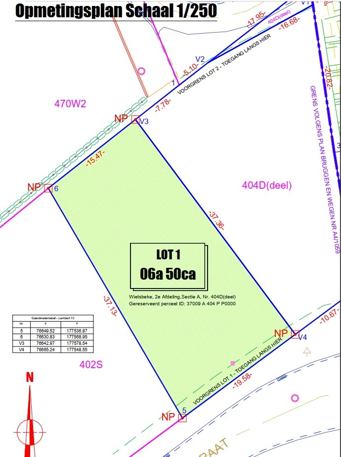 Perceel bouwgrond voor alleenstaande woning op 650 m² 