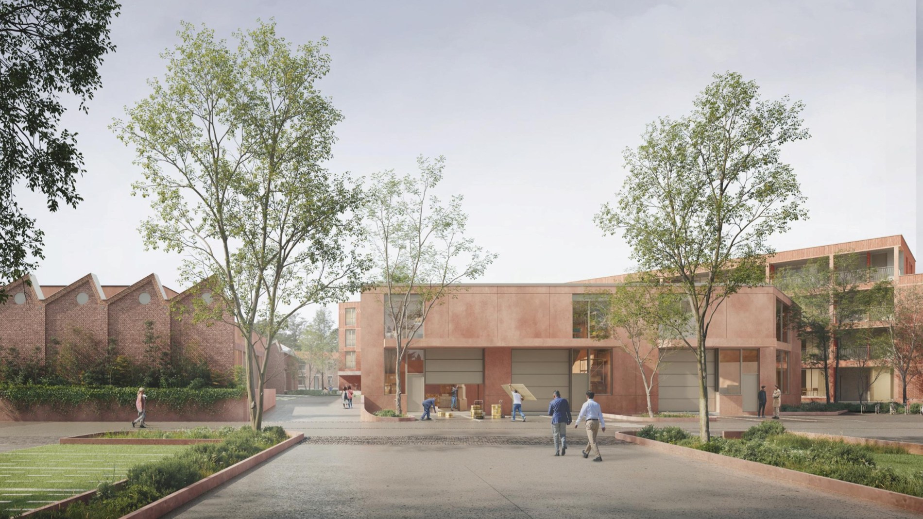 Nieuwbouw KMO-units en kantoren te koop op bedrijvensite Walle te Kortrijk