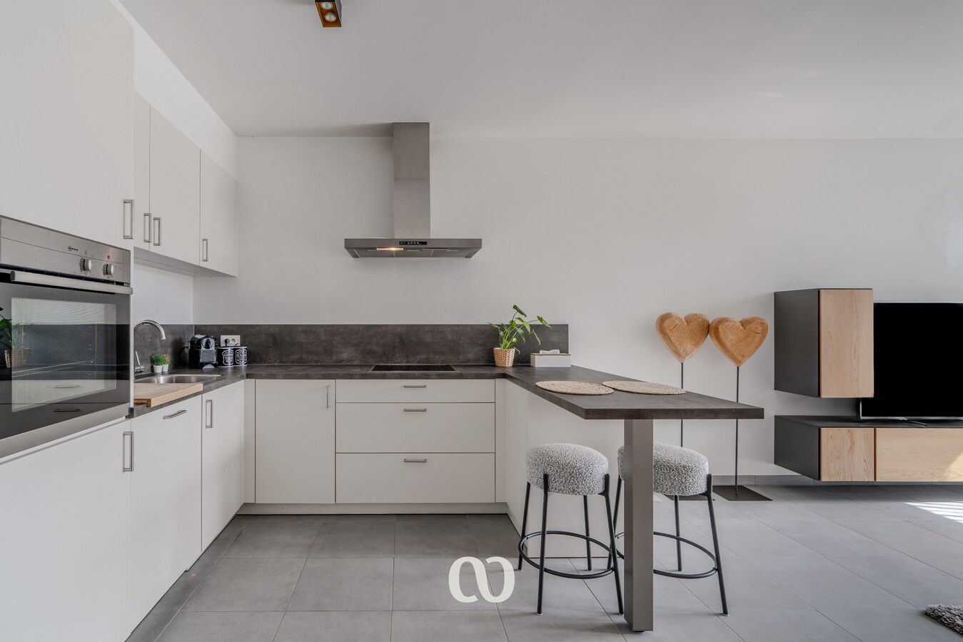 Appartement met 2 slaapkamers en groot terras in Oudenaarde 