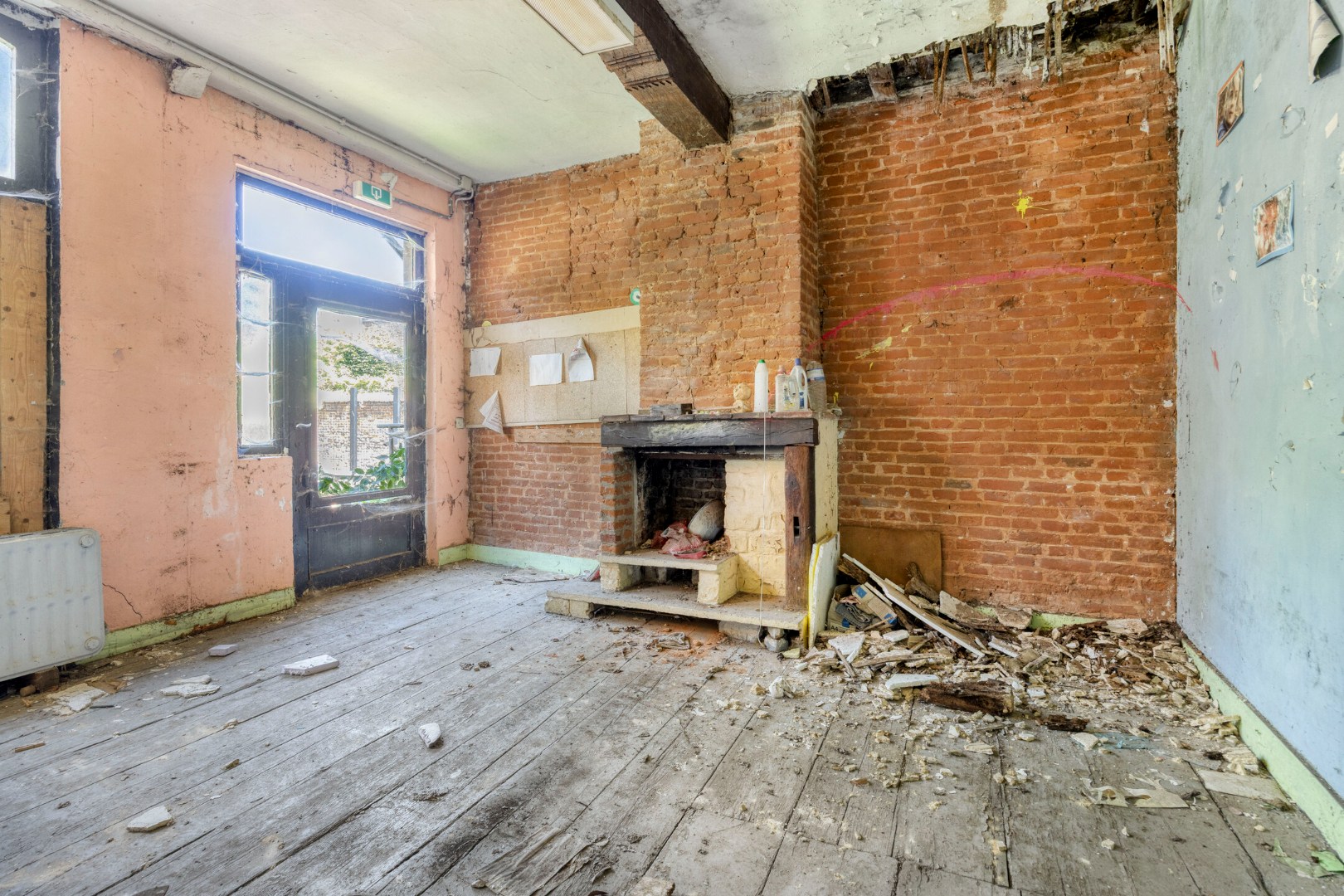 Te renoveren woning met stadstuin in hartje Halle 