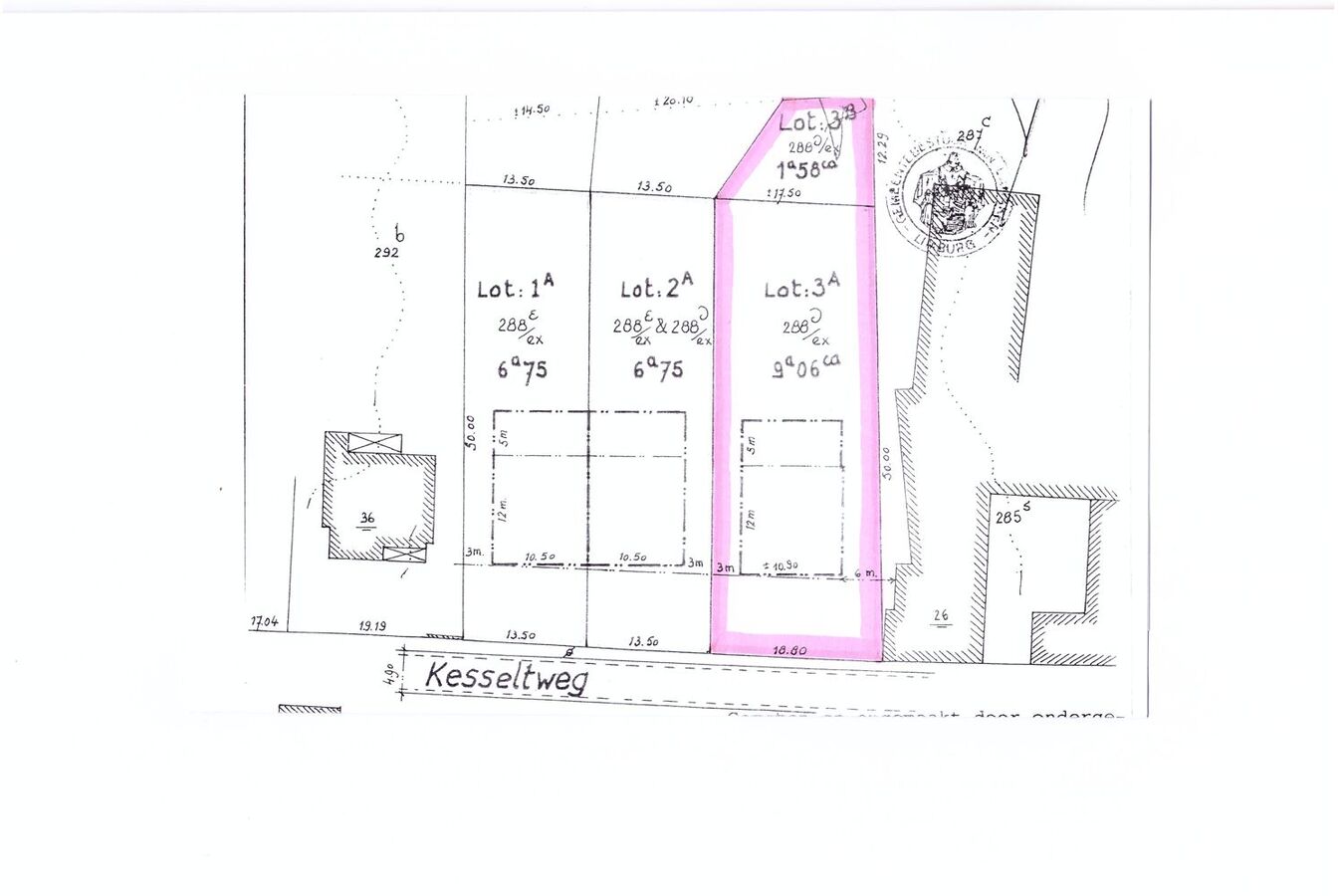 Bouwgrond (OB) op 1065m² 