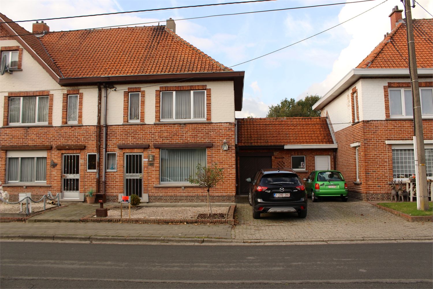 Half open bebouwing te Hamme 