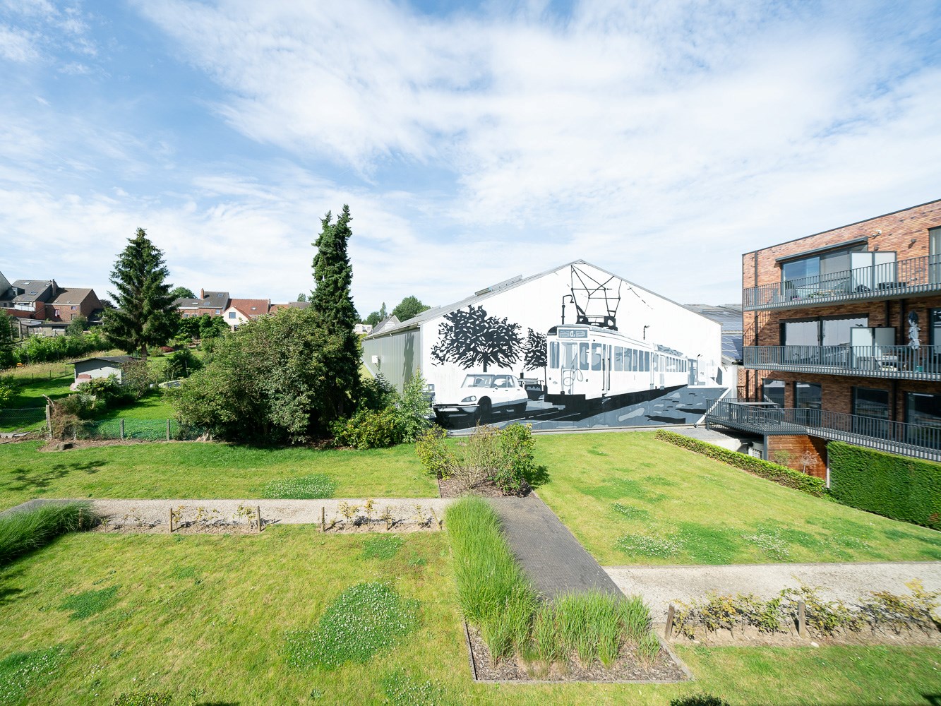 Prachtig nieuwbouwappartement met 2 kamers en garagebox 