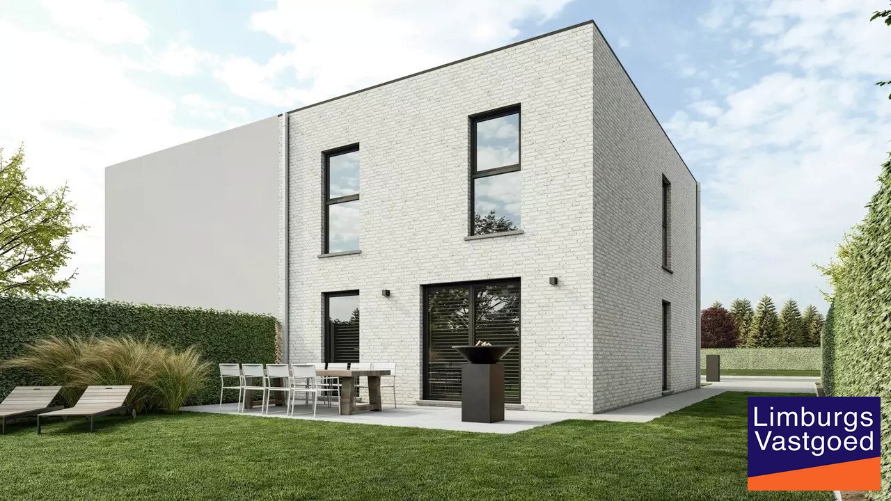 Nieuwbouwwoning, halfopen bebouwing, LOT 2, voor halfopen bebouwing, 4a 89ca, te Houthalen-Helchteren 