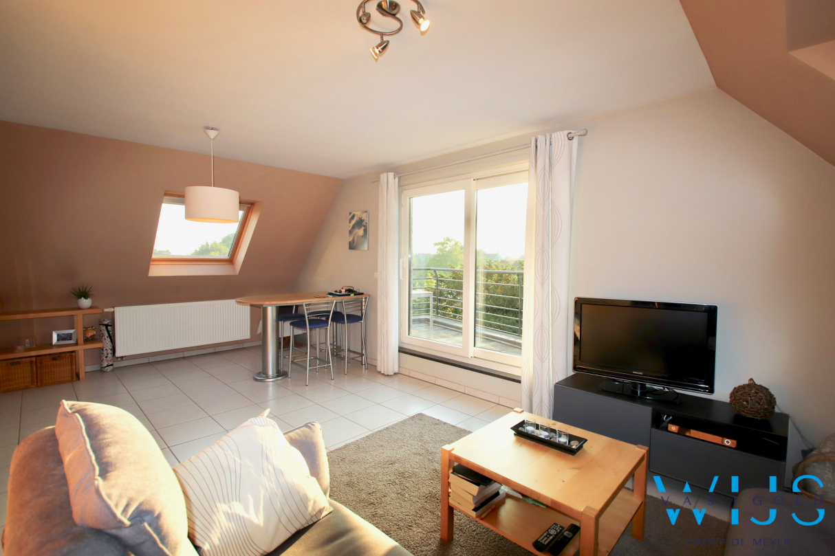 Gezellig 1 slaapkamer appartement met zonneterras &amp; garage ! 