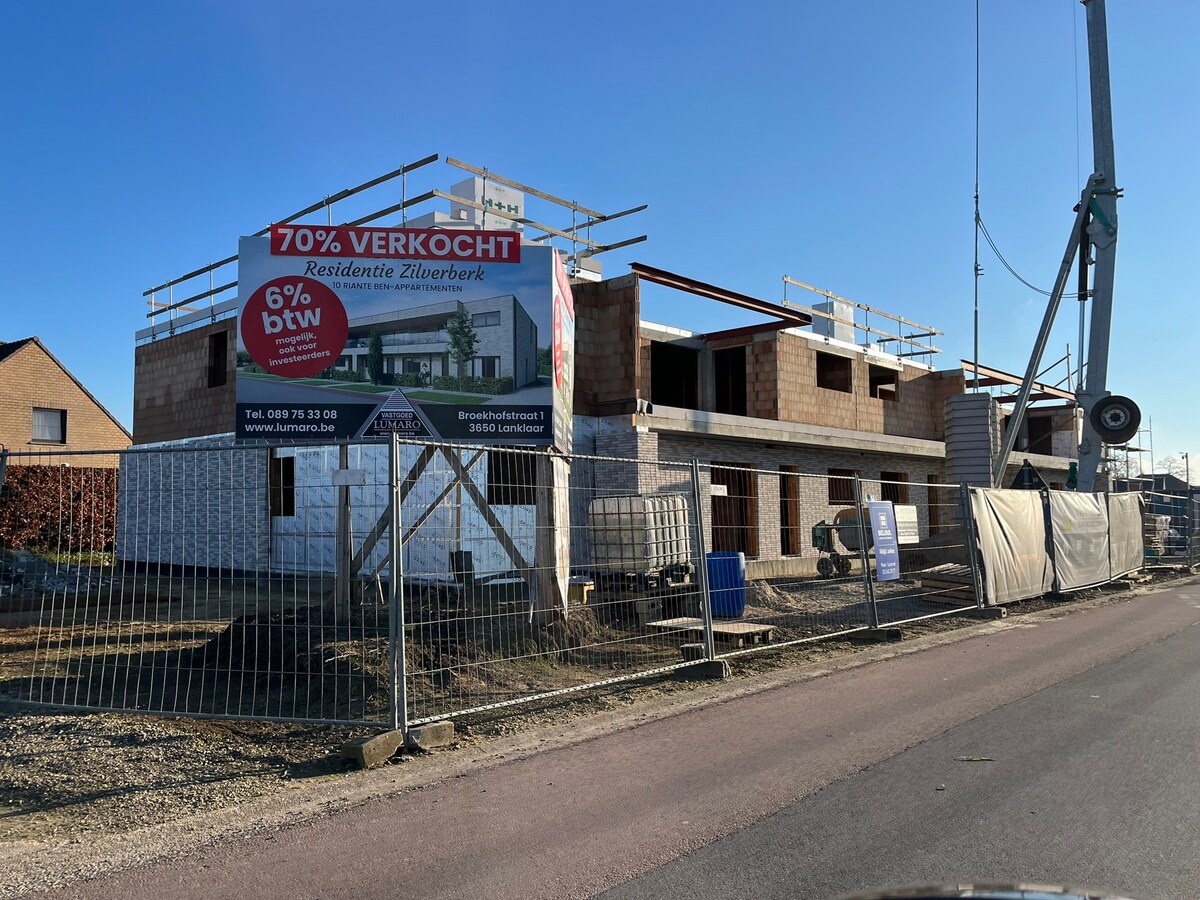 Residentie Zilverberk te Lanklaar: 10 riante appartementen 