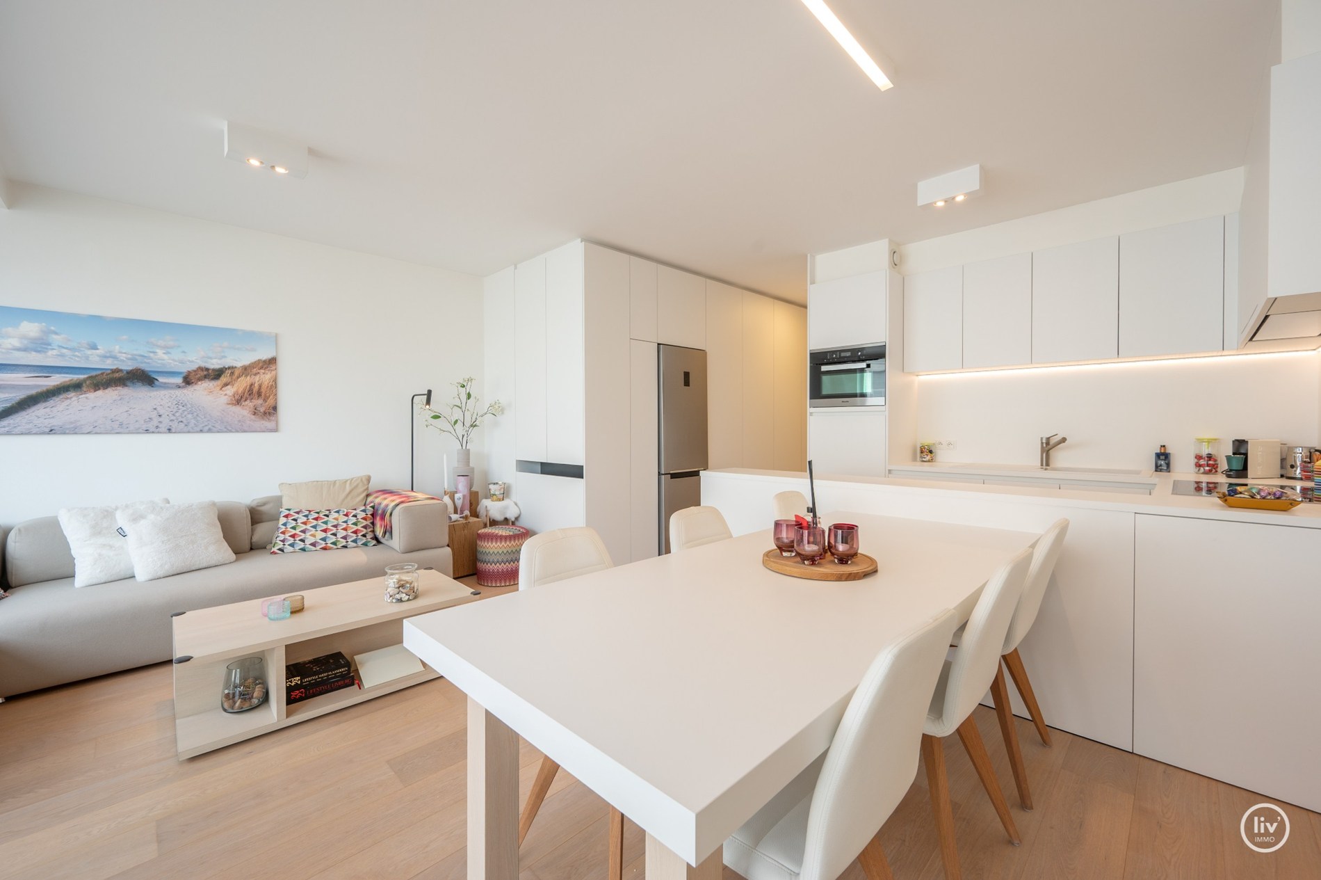 Zeer aangenaam en tevens recent appartement in centrum Knokke. 