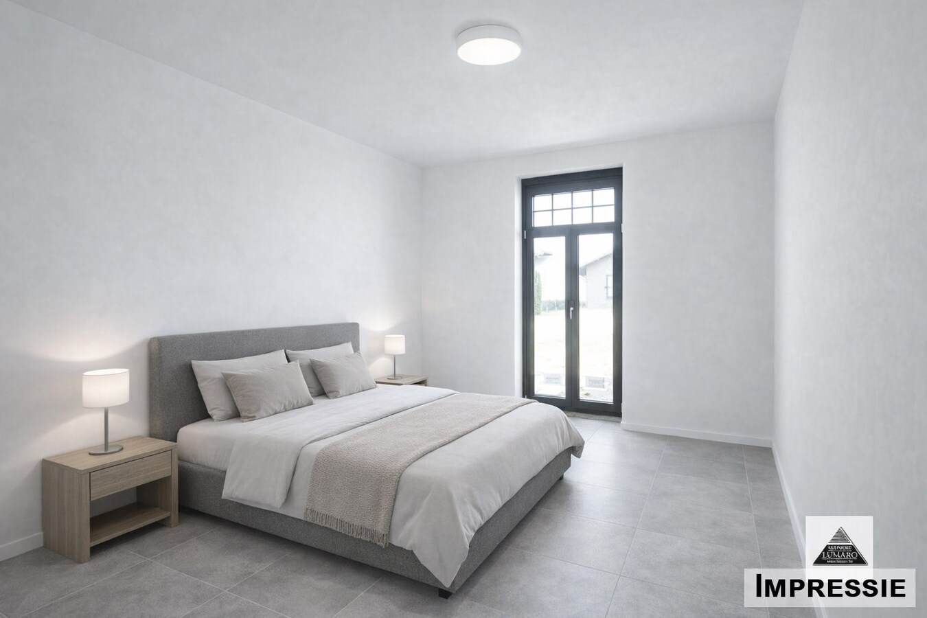 Nieuw gelijkvloers appartement met terras en tuintje 