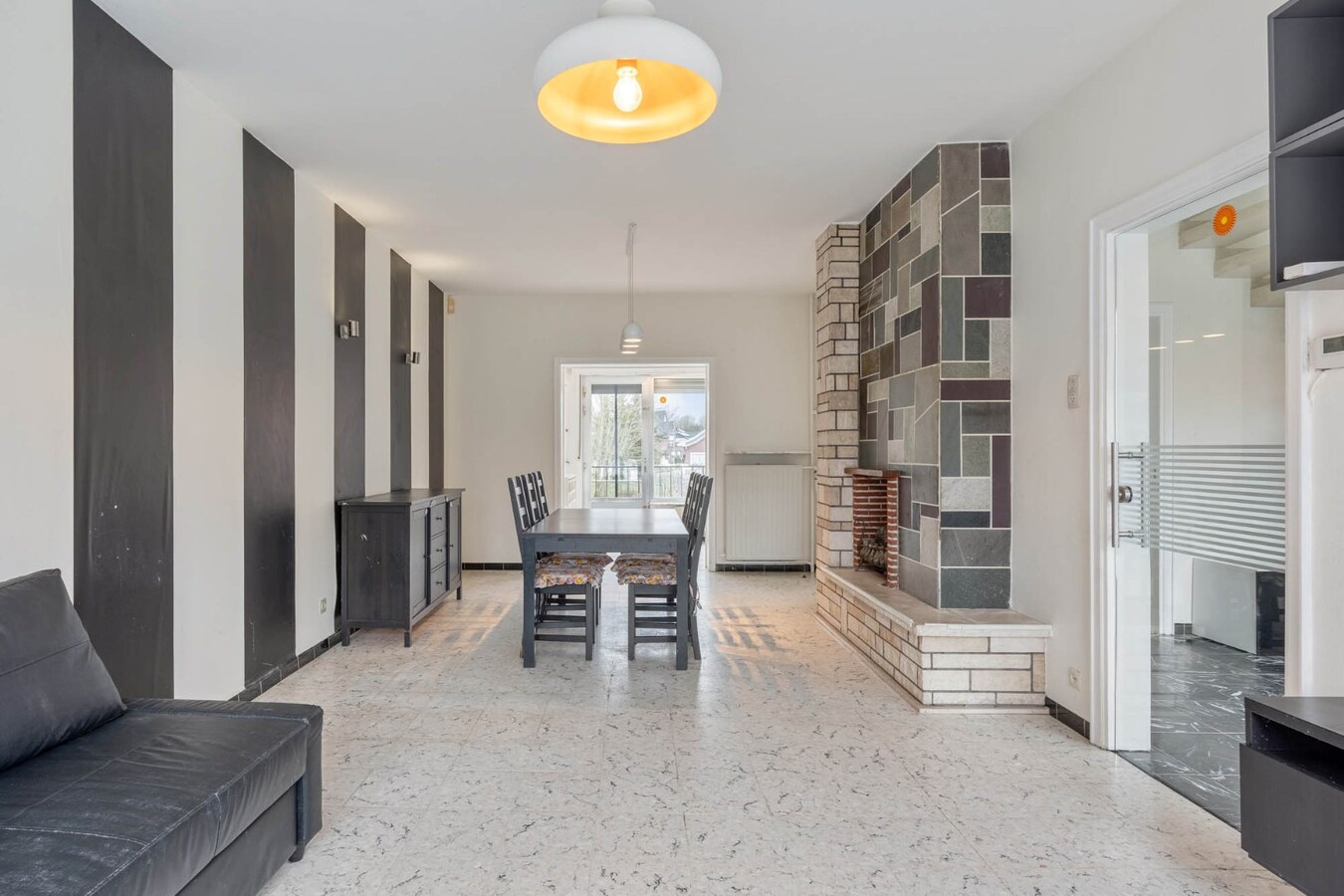 Half open bebouwing met tuin, terras en garage in Boutersem - EPC label B 