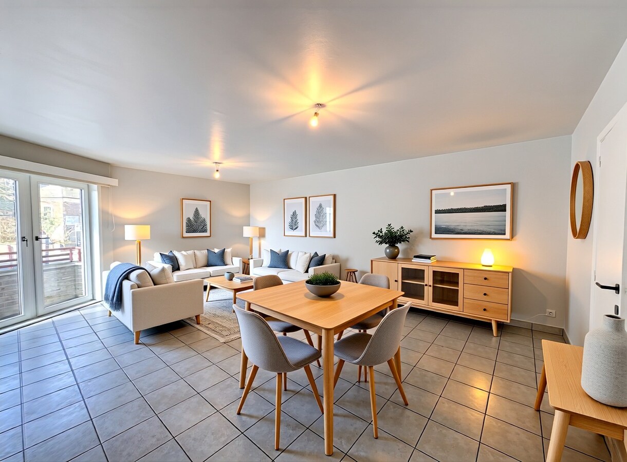 Gezellig appartement met 2 slaapkamers in het hart van Otegem 