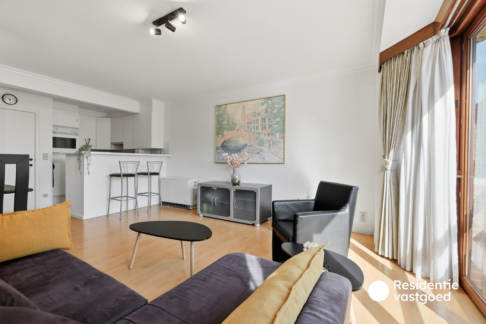 Gezellig 2-slaapkamerappartement met zonnig terras in het centrum van Wenduine 
