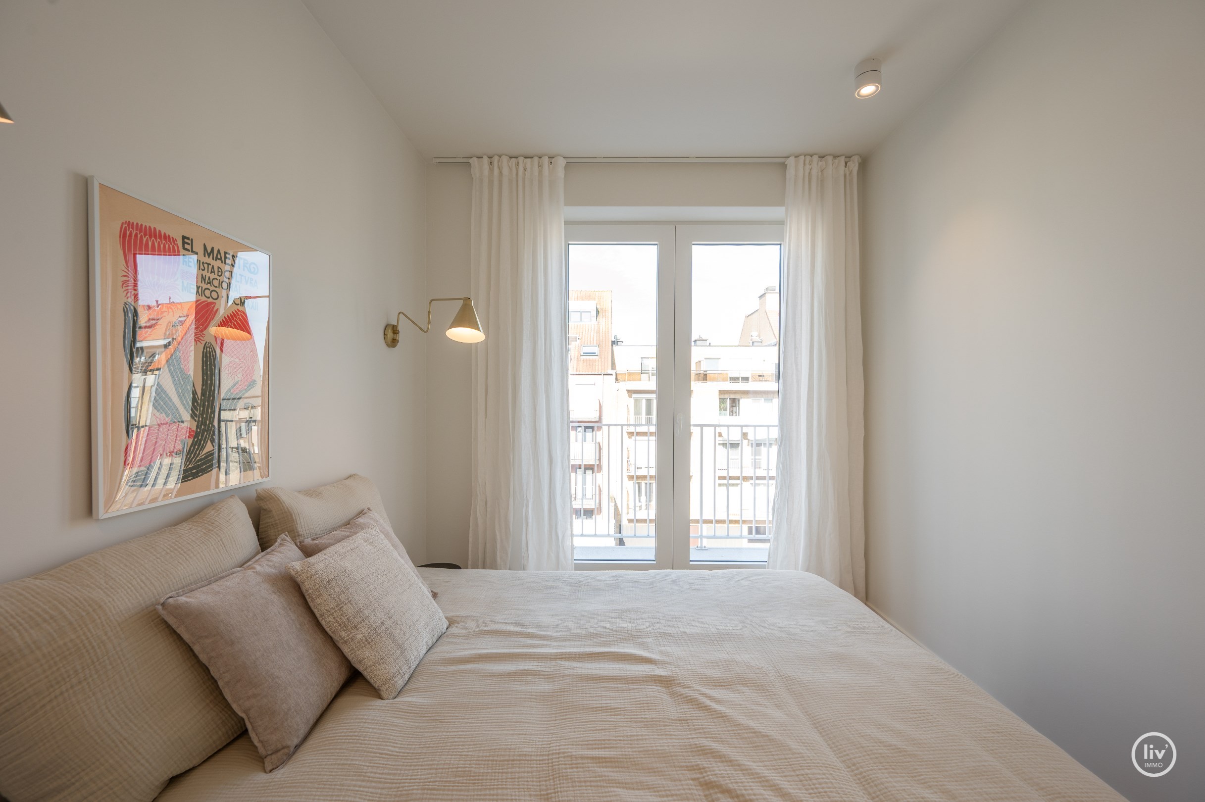 Appartement neuf unique avec 2 chambres situé dans un emplacement fantastique sur l'avenue Paul Parmentier. 