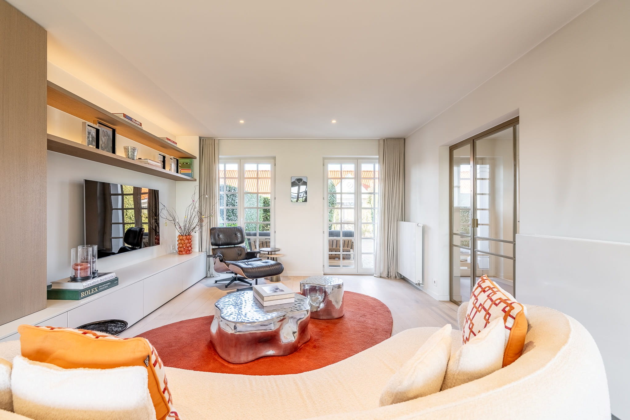 Maison récemment rénovée à vendre avec une vue magnifique sur les polders. 