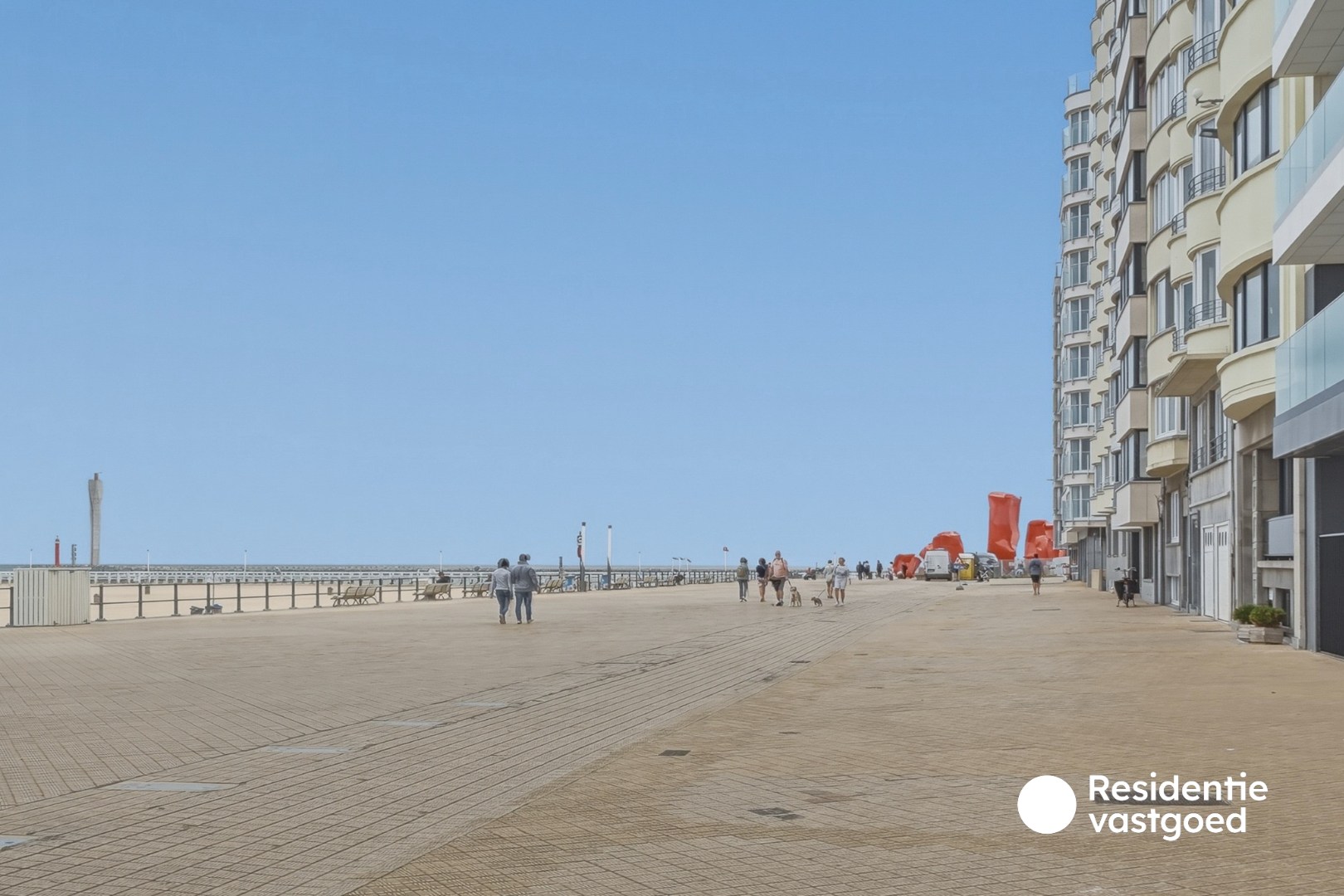 Ruim appartement met 2 slaapkamers op topligging in Oostende 