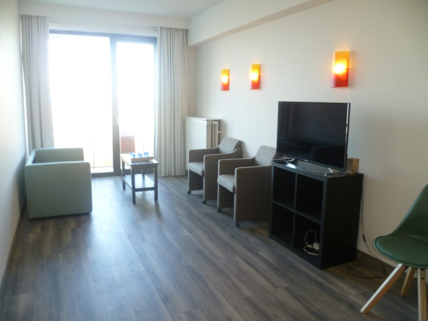 Gezellige appartement met zeezicht, 